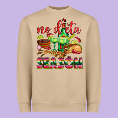No Dieta Season Heavyweight Sweatshirt Designed By Texasbilliewilder