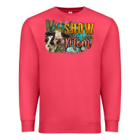 Cardinal Show mom cow Mother's Day Premium Sweatshirt - FaDigitalArtStudio