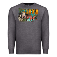 Charcoal Heather Show mom cow Mother's Day Premium Sweatshirt - FaDigitalArtStudio