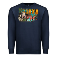 Navy Show mom cow Mother's Day Premium Sweatshirt - FaDigitalArtStudio