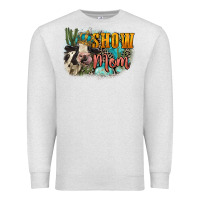 Oatmeal Heather Show mom cow Mother's Day Premium Sweatshirt - FaDigitalArtStudio