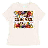 Bone Western Teacher Ladies Tee - LillyAllenDesigns