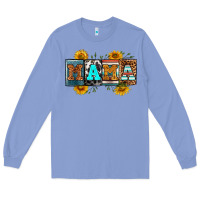 Colony Blue license letters western mama Long Sleeve Tee - RanaPortraitStore