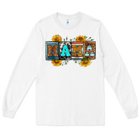 White license letters western mama Long Sleeve Tee - RanaPortraitStore