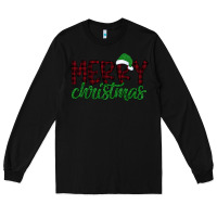Black Merry Christmas Long Sleeve Tee - Bettercallsaul