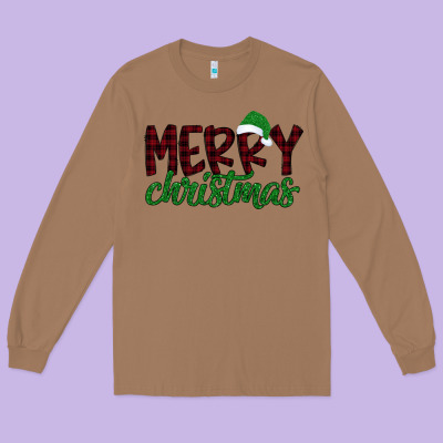 Merry Christmas Long Sleeve Tee Designed By Bettercallsaul