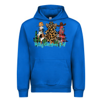 Cobalt merry christmas y'all christmas trees Urban Hoodie - CowhideDigitalArt
