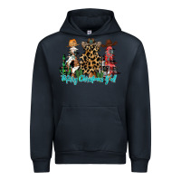 Navy merry christmas y'all christmas trees Urban Hoodie - CowhideDigitalArt