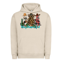 Pigment French Oak merry christmas y'all christmas trees Urban Hoodie - CowhideDigitalArt
