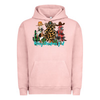 Pigment Salmon merry christmas y'all christmas trees Urban Hoodie - CowhideDigitalArt