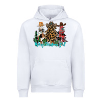 White merry christmas y'all christmas trees Urban Hoodie - CowhideDigitalArt