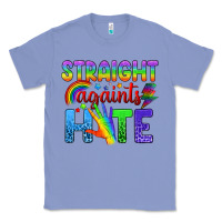Colony Blue Straight Againts Hate Classic Tee - BundleAndBundleShop