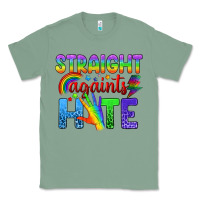 Sage Straight Againts Hate Classic Tee - BundleAndBundleShop