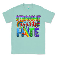 Seafoam Straight Againts Hate Classic Tee - BundleAndBundleShop