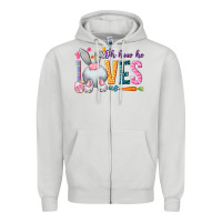Dove Grey Oh how he loves us Easter Day Zipper Hoodie - HowdyJamesFarm
