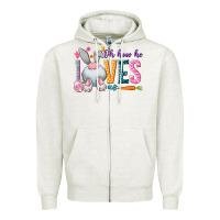 Oatmeal Heather Oh how he loves us Easter Day Zipper Hoodie - HowdyJamesFarm