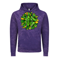 Cloud Purple St. Patricks Sunflower With Clover Vintage Hoodie - BundleAndBundleShop