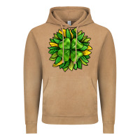 Vintage Camel St. Patricks Sunflower With Clover Vintage Hoodie - BundleAndBundleShop