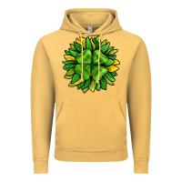 Vintage Mustard St. Patricks Sunflower With Clover Vintage Hoodie - BundleAndBundleShop