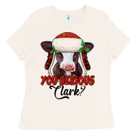 You Serious Clark Baby Cow Ladies Tee | Teevron