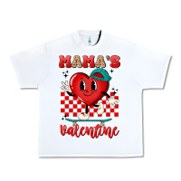White skater heart valentines day art Urban Heavy Tee - LillyAllenDesigns