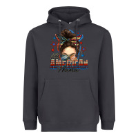 Smoke All American nana messy bun Heavyweight Hoodie - FaDigitalArtStudio