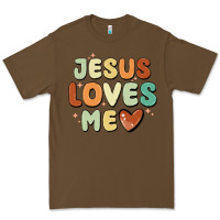 Cacao jesus loves me Premium Tee - MaliasSmallBusiness