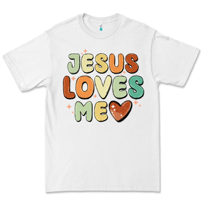 Jesus Loves Me Premium Tee by MaliasSmallBusiness | Teevron