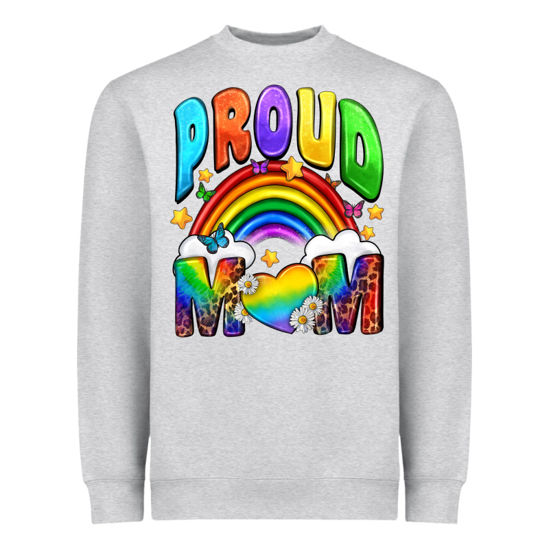 Proud Mom Heavyweight Sweatshirt by NancyCooperArtShop | Teevron