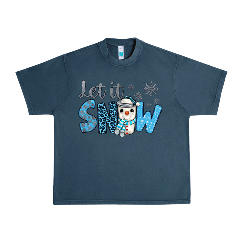 Let It Snow Snowman Coffee Urban Heavy Tee by JahusDesignShop | Teevron