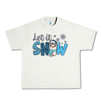 Pistachio let it snow snowman coffee Urban Heavy Tee - JahusDesignShop