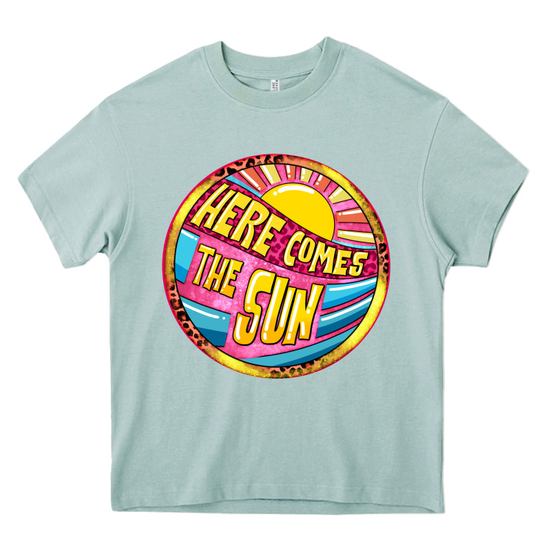 Here Comes The Sun Heavy Core Tee by NancyCooperArtShop | Teevron