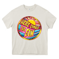 Cream Here comes the sun Heavy Core Tee - NancyCooperArtShop