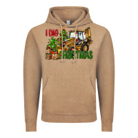 Vintage Coffee I Dig Christmas Backhoe Loader Vintage Hoodie - BundleAndBundleShop
