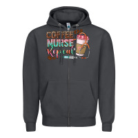Smoke coffee nurse repeat Zipper Hoodie - CowGirlArtShop