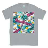 Heather Grey Hairdresser Scissor And Stars With Glitter Seamless Pattern Bbs Classic Tee - BundleAndBundleShop