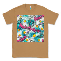 Toasted Coconut Hairdresser Scissor And Stars With Glitter Seamless Pattern Bbs Classic Tee - BundleAndBundleShop