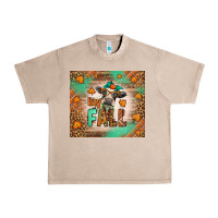 French Oak Western Hay Fall Cow Urban Heavy Tee - LillyAllenDesigns