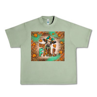 Oil Green Western Hay Fall Cow Urban Heavy Tee - LillyAllenDesigns