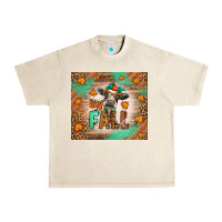 Sandshell Western Hay Fall Cow Urban Heavy Tee - LillyAllenDesigns