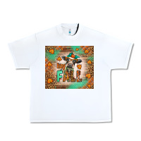 White Western Hay Fall Cow Urban Heavy Tee - LillyAllenDesigns