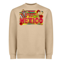 Mushroom Viva Mexico Heavyweight Sweatshirt - texasbilliewilder