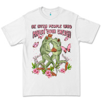 White be with people who match your energy Premium Tee - MaliasSmallBusiness