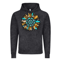 Vintage Black gemstone sunflower Vintage Hoodie - RanaPortraitStore