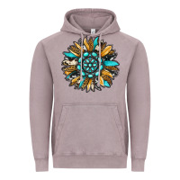 Vintage Zinc gemstone sunflower Vintage Hoodie - RanaPortraitStore