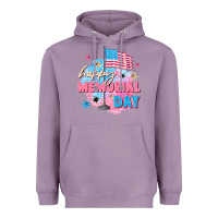 Lavender Happy Memorial Day Heavyweight Hoodie - FaDigitalArtStudio