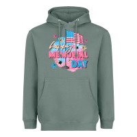 Sage Happy Memorial Day Heavyweight Hoodie - FaDigitalArtStudio