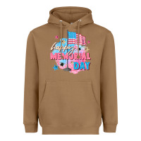 Toasted Coconut Happy Memorial Day Heavyweight Hoodie - FaDigitalArtStudio