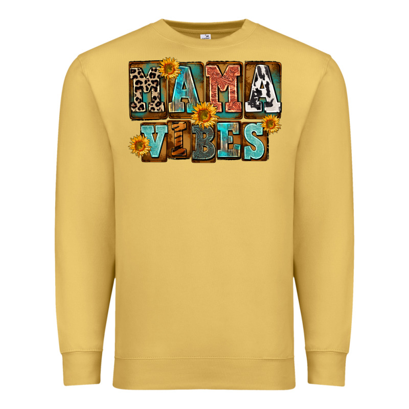 Western Mama Vibes Mother's Day Premium Sweatshirt by FaDigitalArtStudio | Teevron