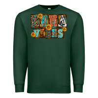 Sports Green Western Mama Vibes Mother's Day Premium Sweatshirt - FaDigitalArtStudio